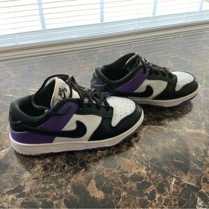 Nike Black and Purple Athletic Shoes
